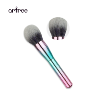 2019 High Quality Makeup Brush Plastic Handle Glitter Single Cosmetic Brush with Gradient Colorful